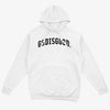 "GOD IS GOOD" ARCH HOODIE (WHITE/BLACK)