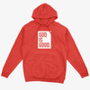 God Is Good Red Unisex Hoodie