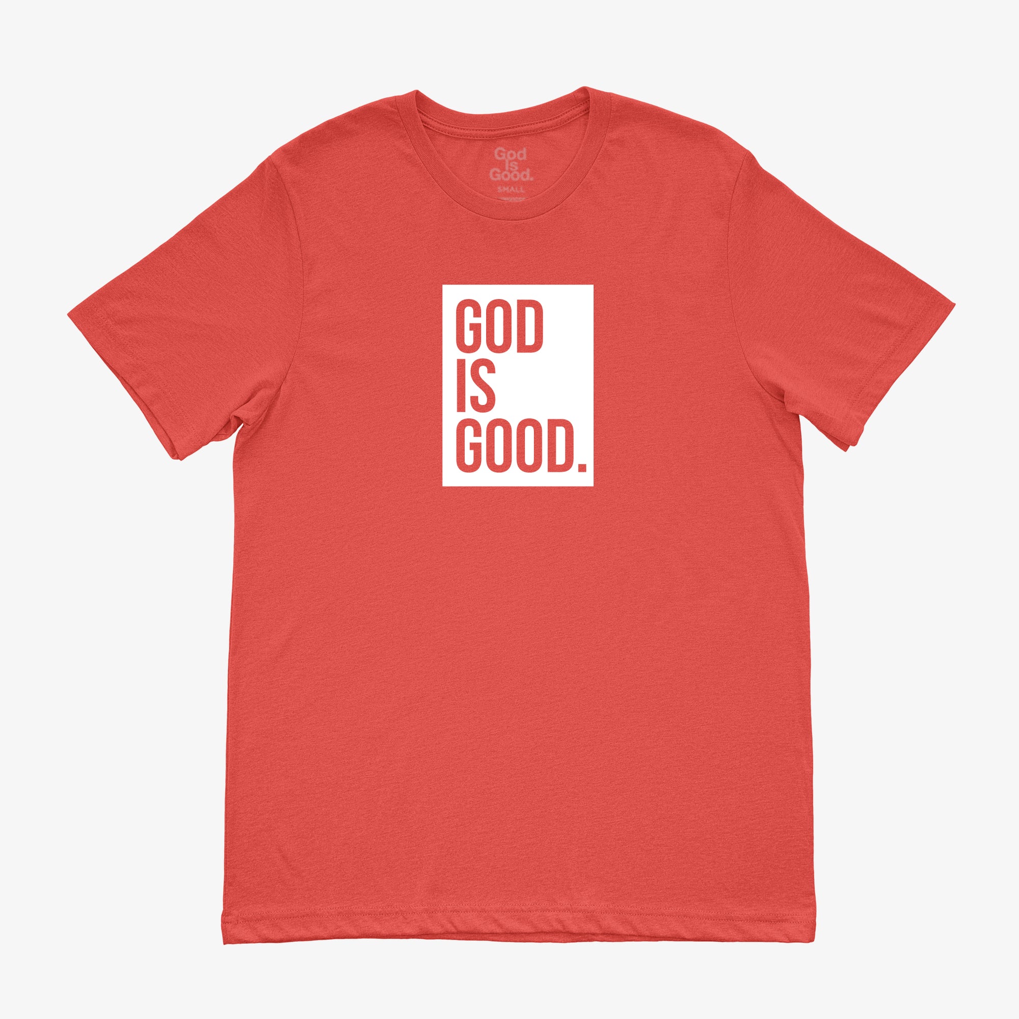 Red God Is Good Unisex Tee | Christian Apparel