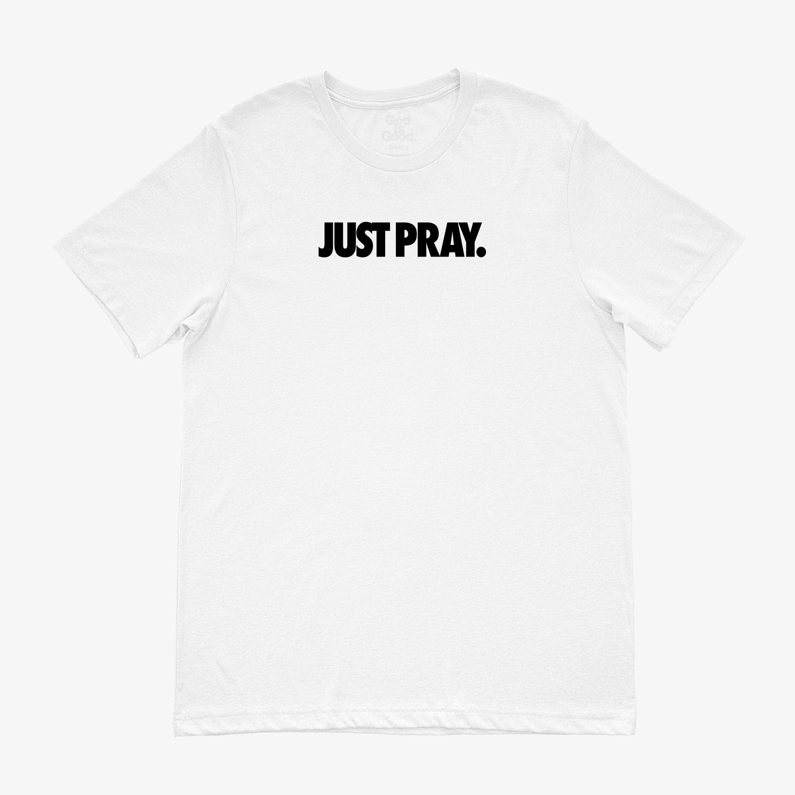 "JUST PRAY" TEE (WHITE/BLACK)